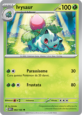 002-165 Ivysaur - Pokémon 151