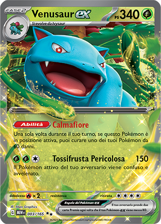 003-165 Venusaur EX - Pokémon 151