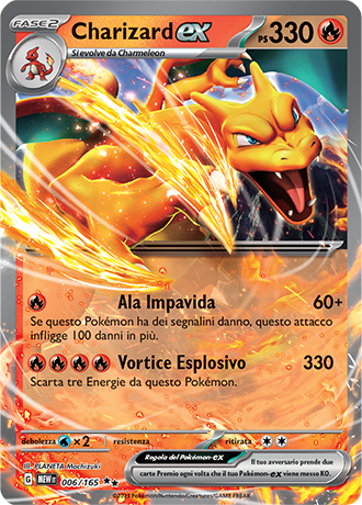 006-165 Charizard EX - Pokémon 151